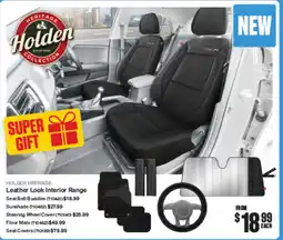 SuperCheap Auto Leather Look Interior Range offer