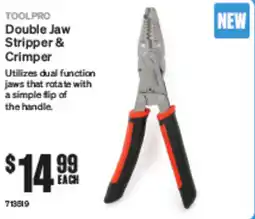 SuperCheap Auto TOOLPRO Double Jaw Stripper & Crimper offer