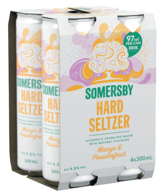 Somersby seltzer mango & passionfruit can 300ml