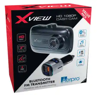 Repco Xview dash cam & aerpro transmitter value pack offer