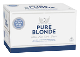 Pure blonde bottle 355ml