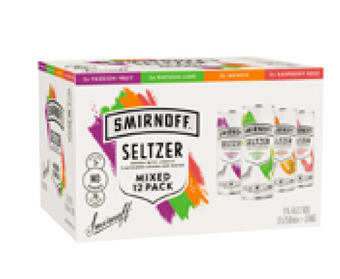 First Choice Liquor Smirnoff seltzer mixed 12pk can 250ml offer