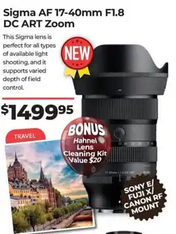 Teds Cameras Sigma AF offer