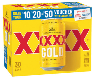 Liquorland Xxxx gold block can 375ml offer