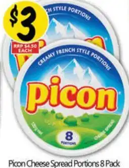 NQR Picon Cheese Spread Portions offer