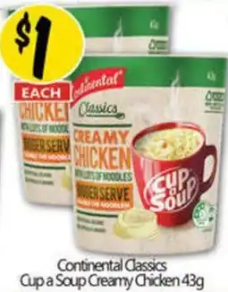 NQR Continental Classics Cup a Soup Creamy Chicken offer