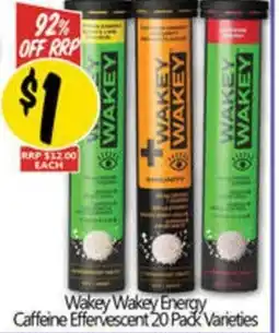 NQR Wakey Wakey Energy Caffeine Effervescent offer