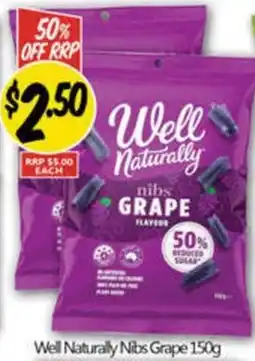 NQR Well Naturally Nibs Grape offer