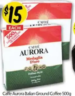 NQR Caffe Aurora Italian Ground Coffee offer