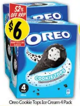 NQR Oreo Cookie Tops Ice Cream offer
