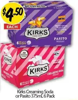 NQR Kirks Creaming Soda or Pasito offer