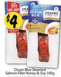 NQR Ocean Blue Steamed Salmon Fillet Honey & Soy offer