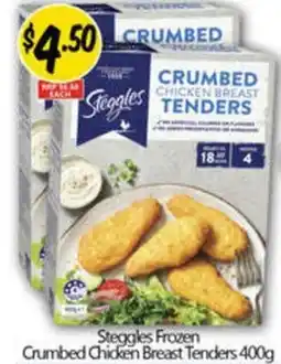 NQR Steggles Frozen Crumbed Chicken Breast Tenders offer