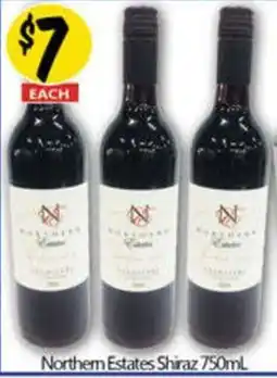 NQR Northem Estates Shiraz offer