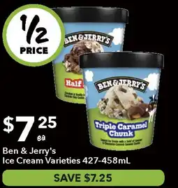 Ritchies Ben & Jerry's Ice Cream offer
