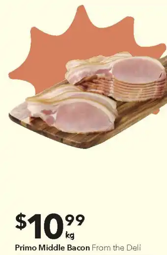 Ritchies Primo Middle Bacon offer