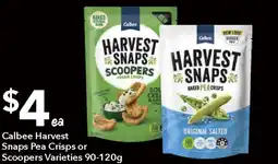 Ritchies Calbee Harvest Snaps Pea Crisps or Scoopers offer