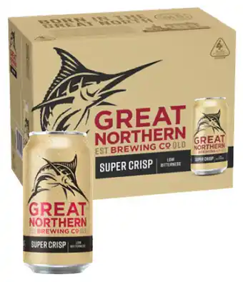 First Choice Liquor Great northern super crisp lager block can 375ml offer