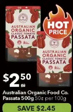 Ritchies Australian Organic Food Co. Passata offer