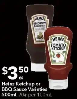Ritchies Heinz Ketchup or BBQ Sauce offer