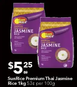 Ritchies SunRice Premium Thai Jasmine Rice offer