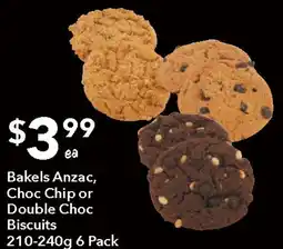 Ritchies Bakels Anzac, Choc Chip or Double Choc Biscuits offer