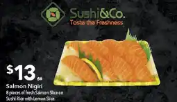 Ritchies Salmon Nigiri offer
