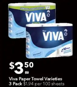 Ritchies Viva Paper Towel offer