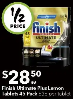 Ritchies Finish Ultimate Plus Lemon Tablets offer