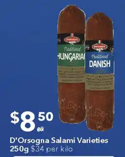 Ritchies D'Orsogna Salami offer