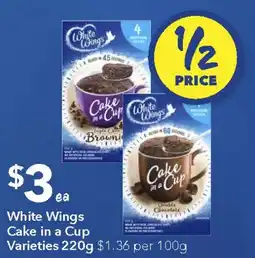 Ritchies White Wings Cake in a Cup offer