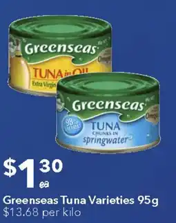 Ritchies Greenseas Tuna Varieties offer