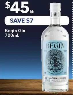 Ritchies Begin Gin offer