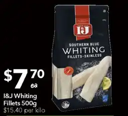 Ritchies I&J Whiting Fillets offer