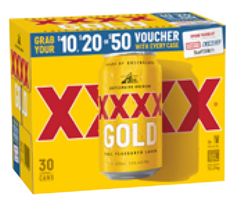 First Choice Liquor Xxxx gold block can 375ml offer