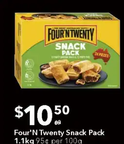 Ritchies Four'N Twenty Snack Pack offer