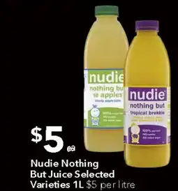 Ritchies Nudie Nothing But Juice Selected offer