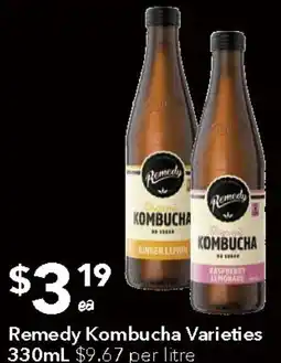 Ritchies Remedy Kombucha offer