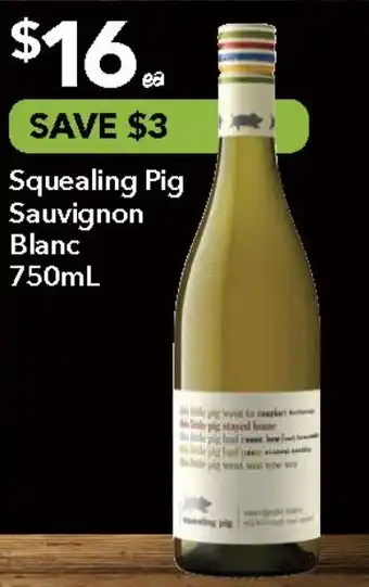 Ritchies Squealing Pig Sauvignon Blanc offer
