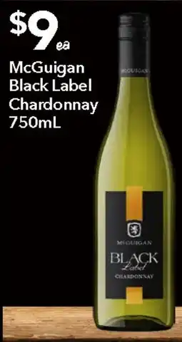 Ritchies McGuigan Black Label Chardonnay offer