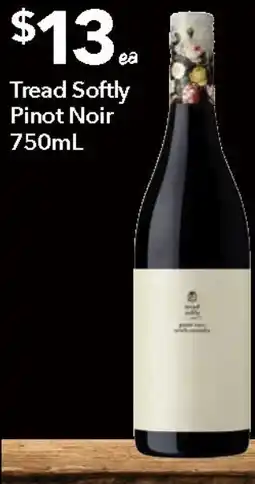 Ritchies Tread Softly Pinot Noir offer