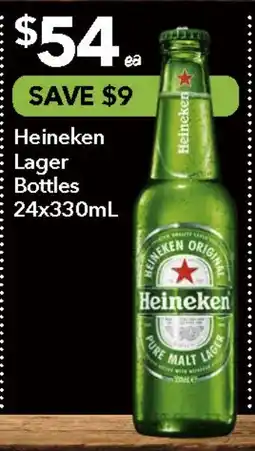 Ritchies Heineken Lager Bottles offer
