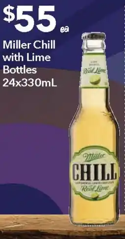 Ritchies Miller Chill with Lime Bottles offer