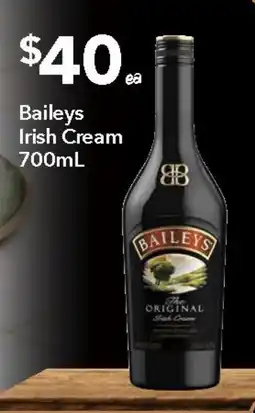 Ritchies Baileys Irish Cream offer