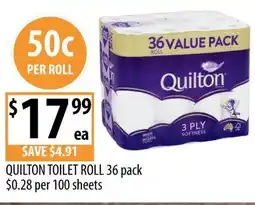 Supabarn Quilton toilet roll offer
