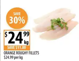 Supabarn Orange roughy fillets offer