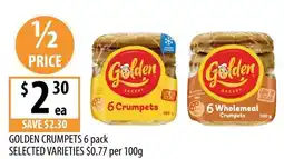 Supabarn Golden crumpets offer
