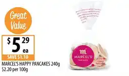 Supabarn Marcel's happy pancakes offer