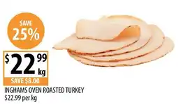 Supabarn Inghams oven roasted turkey offer