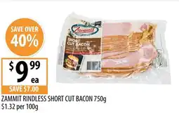 Supabarn Zammit rindless short cut bacon offer
